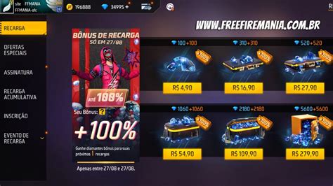 recarga jogos free fire